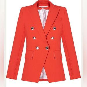 Veronica Beard Miller Dickey Cady Jacket - Red